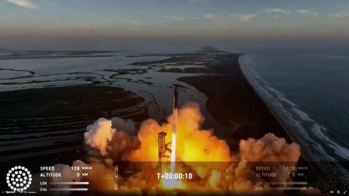 Exploze osm minut po startu. Druhý testovací let Muskovy rakety Starship nevyšel